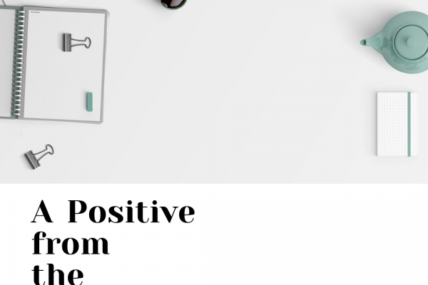 A Positive from the Pandemic